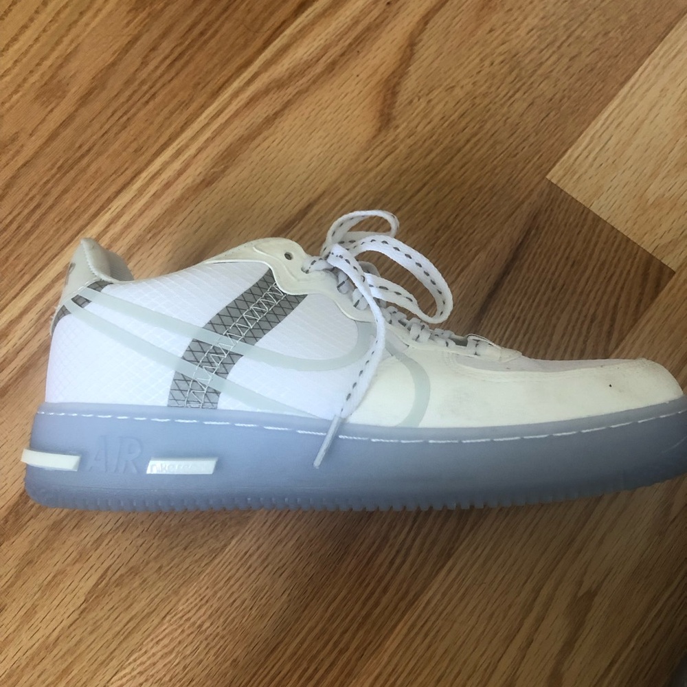 Nike White and Gray Athletic Shoes